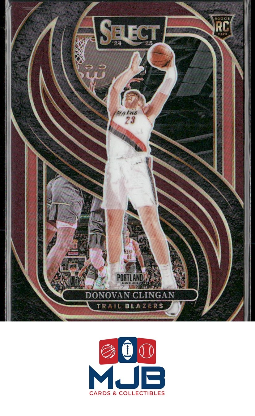 2024-25 Panini Select Donovan Clingan Maroon Prizm #/175 Rookie #199