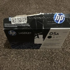 HP LaserJet 05A CE505A Black Toner Cartridge Open Box Unsure If Working Untested