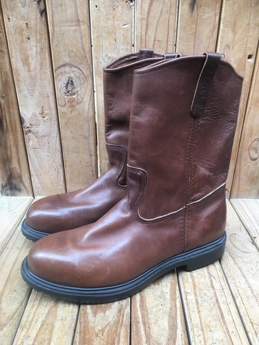 Red Wing 2231 PECOS Brown steel toe Men’s Leather Boots UK 12 EE US 13 EUR 47 - Picture 15 of 16