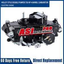 4 Barrel 750 Carb Holley Style Double Pump Carburetor 750hp Welectric Choke .