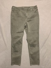 Chicos So Slimming Girlfriend Slim Leg Ankle Jeans Light green US 8 Size 1
