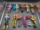 Lot Of 16 Vintage GI Joe Figures ARAH Good Condition with Card and Accessories