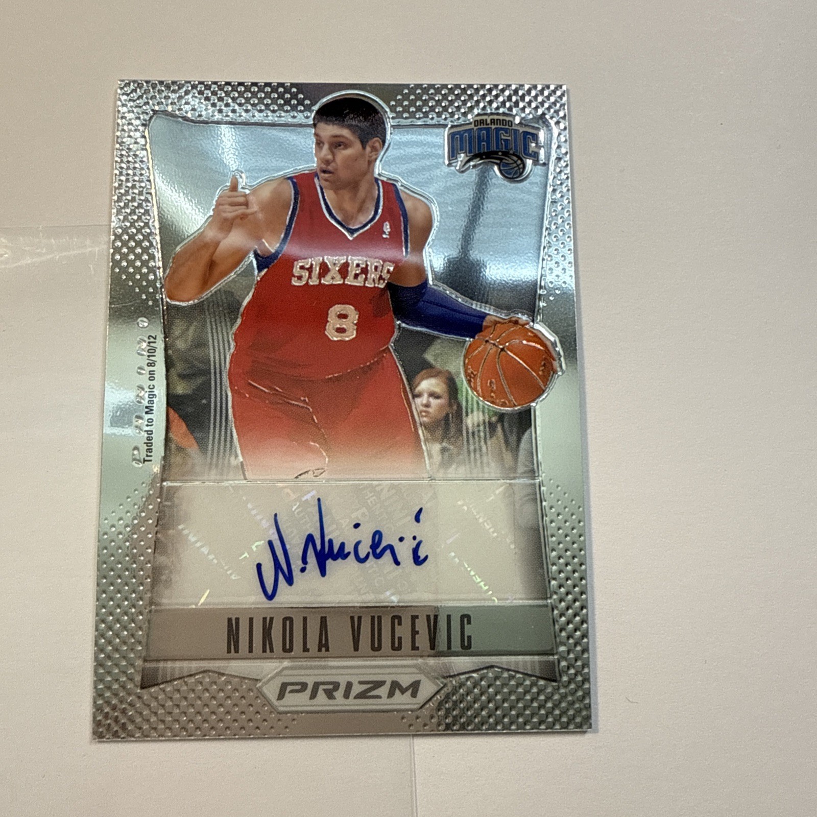 2012/13 Panini Prizm Nikola Vucevic #40 Rookie RC AUTO Autograph Bulls RC