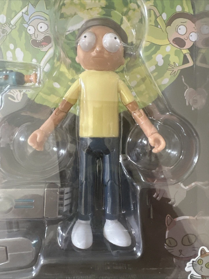 Figura de acción Funko Rick and Morty 2017 totalmente posable Morty coleccionable Foto 2 de 4