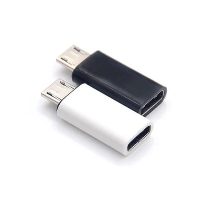 MARKENLOS Micro-Usb-Stecker Auf Usb-C-Buchse Typ-C-Adapter HQ Port-Konverter-Anschluss C8
