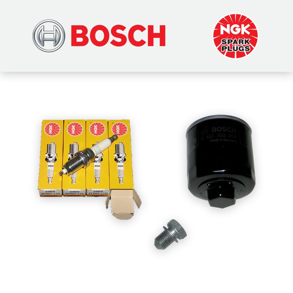 SERVICE KIT for VW POLO MK5 6C 6R 1.4 16V CGGB OIL FILTER PLUGS (2009-2015)