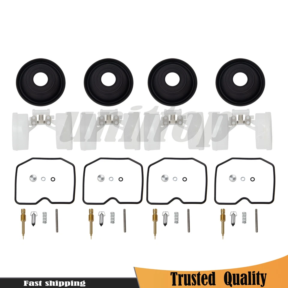 NUEVO Kit de reparación de carburador flotador de diafragma para Kawasaki ZL600 Eliminator 600 Foto 2 de 4