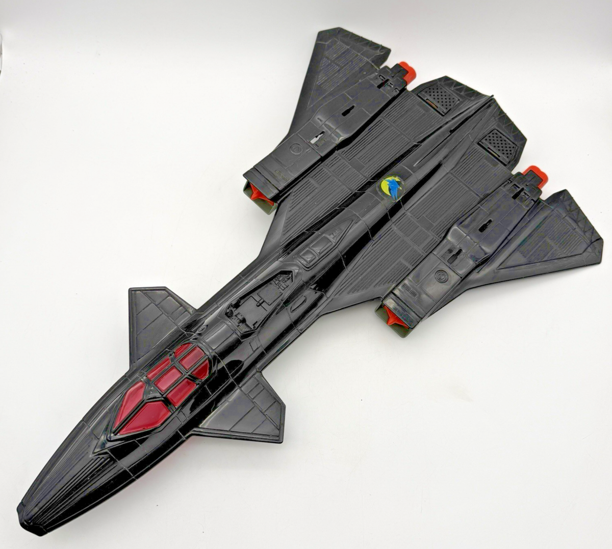 VTG 1986 GI Joe Cobra Night Raven Jet Incomplete Parts Repair Lot