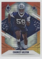 2021 Panini Phoenix Rookie Fire Burst Chauncey Golston #185 2k3