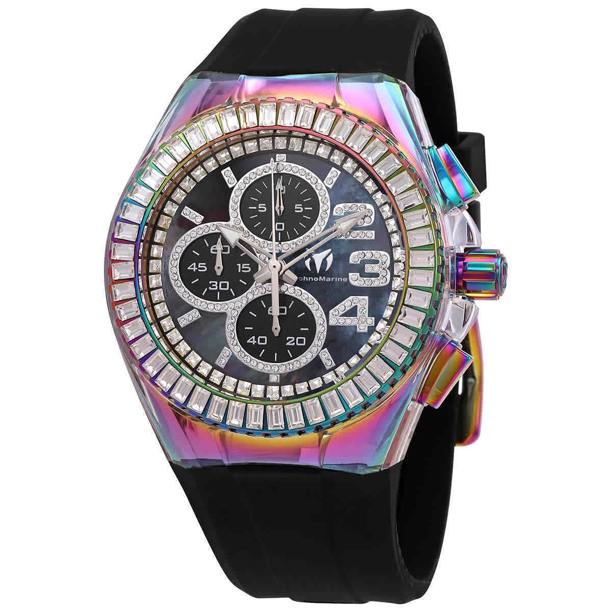 Technomarine Sport Cruise with Real Diamonds TechnoMarine Cruise Ceramic Diamond White Dial Quartz Ladies  main image 3
