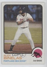 2022 Topps Heritage Minor League Edition Flip Stock 7/25 Alex Binelas #36 08jk