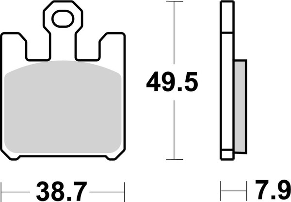 Bremsbelagsatz Scheibenbremse Prime - Sinter - SA Brembo 07SU26SA FüR Suzuki GSX-image