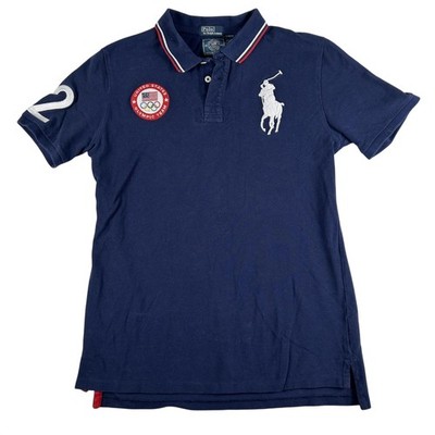 Polo by Ralph Lauren 2012 London ポロシャツ M Polo Ralph Lauren 男孩XL 18-20 蓝色伦敦2012 年奥运会大马球衫| eBay