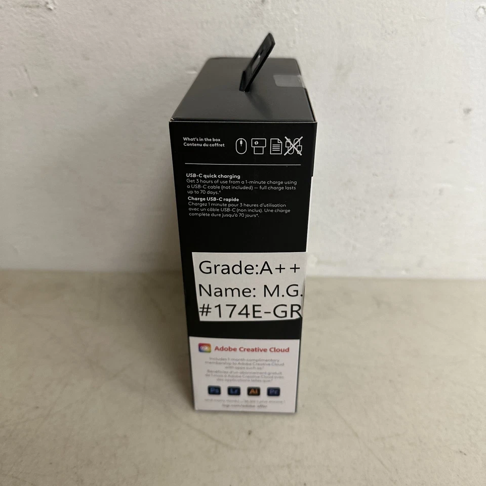 Logitech MX Master 4 Wireless Mouse with Quiet Clicks 8K DPI Bluetooth Graphite - Image 4 of 4