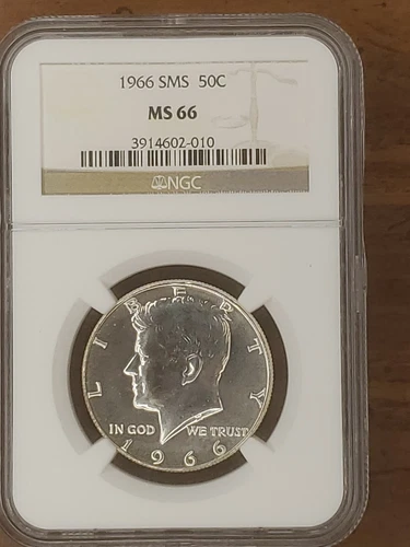 1966 Kennedy SMS 50C NGC Certified MS66 From The Special Mint Set