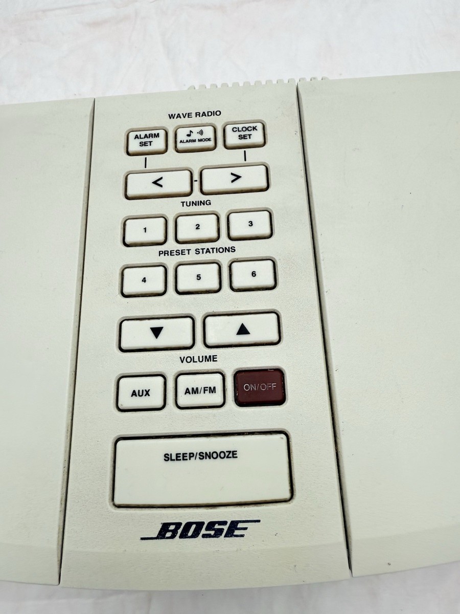 Bose AWR1-1W Acoustic Wave Clock Radio with Remote and Pedestal