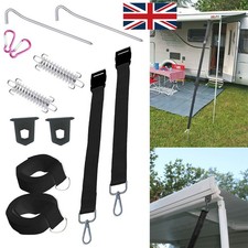 FOR FIAMMA AWNING TIE DOWN KIT TYPE S BLACK FOR F35 F45 F65 CARAVAN MOTORHOME