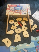 Playtive Junior fishing game wooden Toy ages 2-5