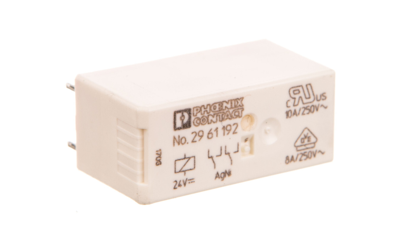 Industrial Relay 2P 24V DC REL-MR- 24DC / 21-21 AgNi 2961192 /T2UK