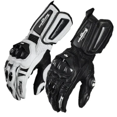 Gants de moto Furygan en cuir de fibre de carbone / d'équitation écran tactile - Photo 1/4