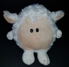 Plushland White Sheep Lamb Bean Bag Plush 6" Stuffed Animal Toy 2011