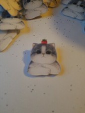 Cat Acrylic Badges For Clothing Backpack Plastic Tiny Cute Animal Pin Brooch