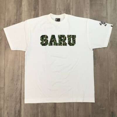 2005 BAPE × Inoue Santa SARU T-shirt ABC camo A Bathing Ape Size