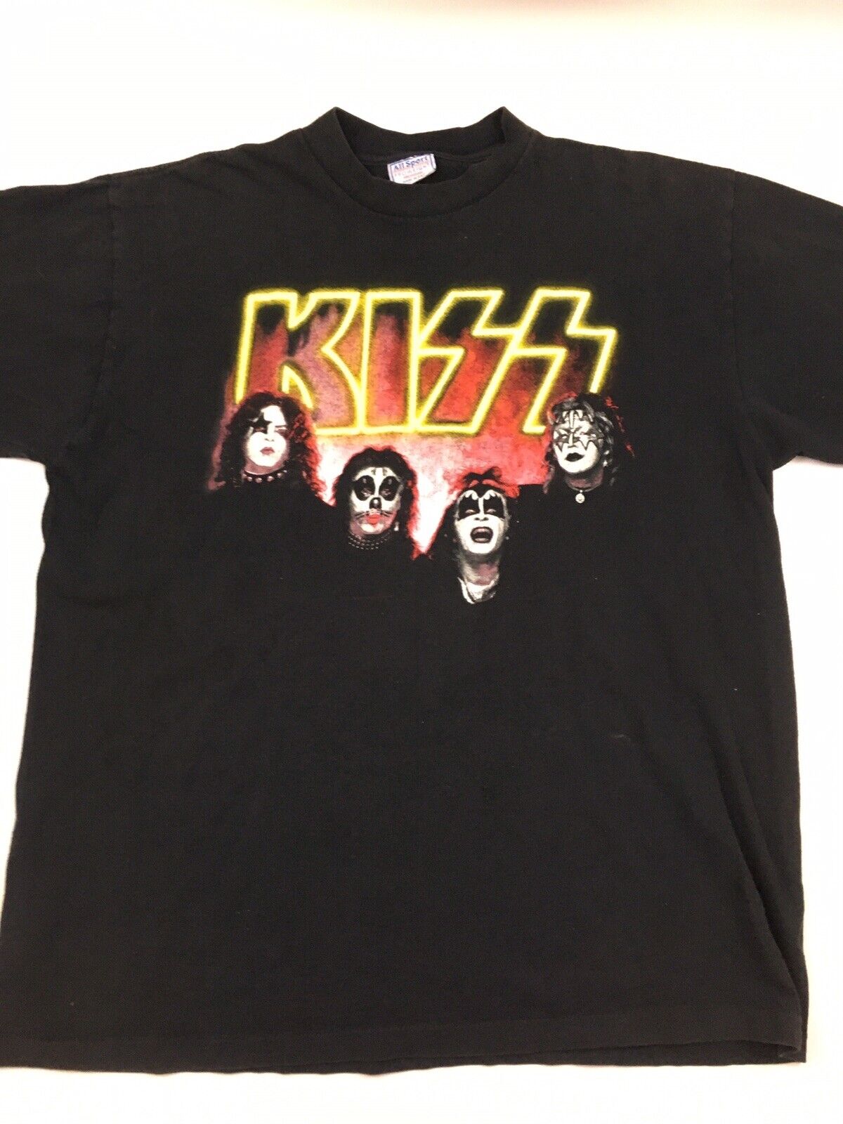 Vtg Kiss Army Depot T-Shirt Logo Band Photo Tour … - image 10