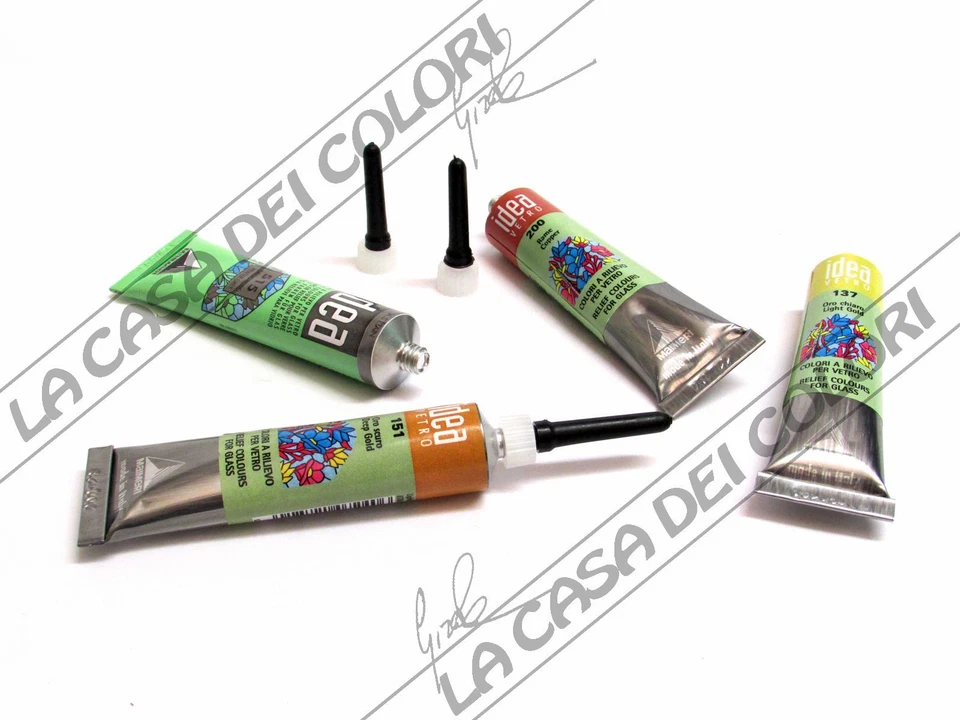 MAIMERI IDEA - VETRO CONTORNI - VARI COLORI - RILIEVO PER CONTORNI
