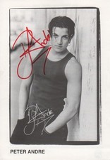 Peter Andre Autogramm signed 15x21 cm Flyer