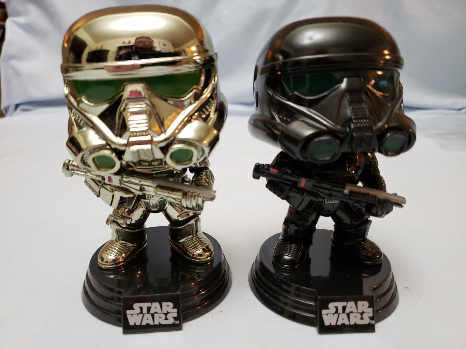 Funko Pop Star Wars Rogue One Imperial Death Trooper (Chrome) 154 144 Set De 2
