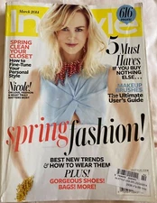 InStyle Magazine 2014 March - NICOLE KIDMAN Cover Spring fashion Pre owned