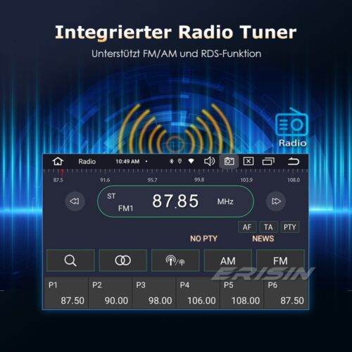 8-Kern 64GB DAB+ Android 13 Doppel Din Autoradio GPS Navi Für Nissan DSP CarPlay - Bild 11 von 21