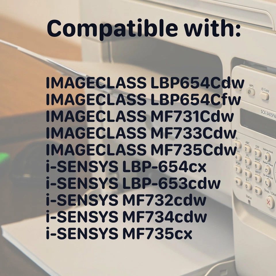 4pk 046H Toner Cartridge for Canon 046 MF731cdw MF732cdw MF733cdw MF734cdw MF735 - Image 2 of 3