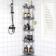 Oriware Porta Sapone per Doccia, Mensola Doccia Senza Foratura, Scaffale Angolar