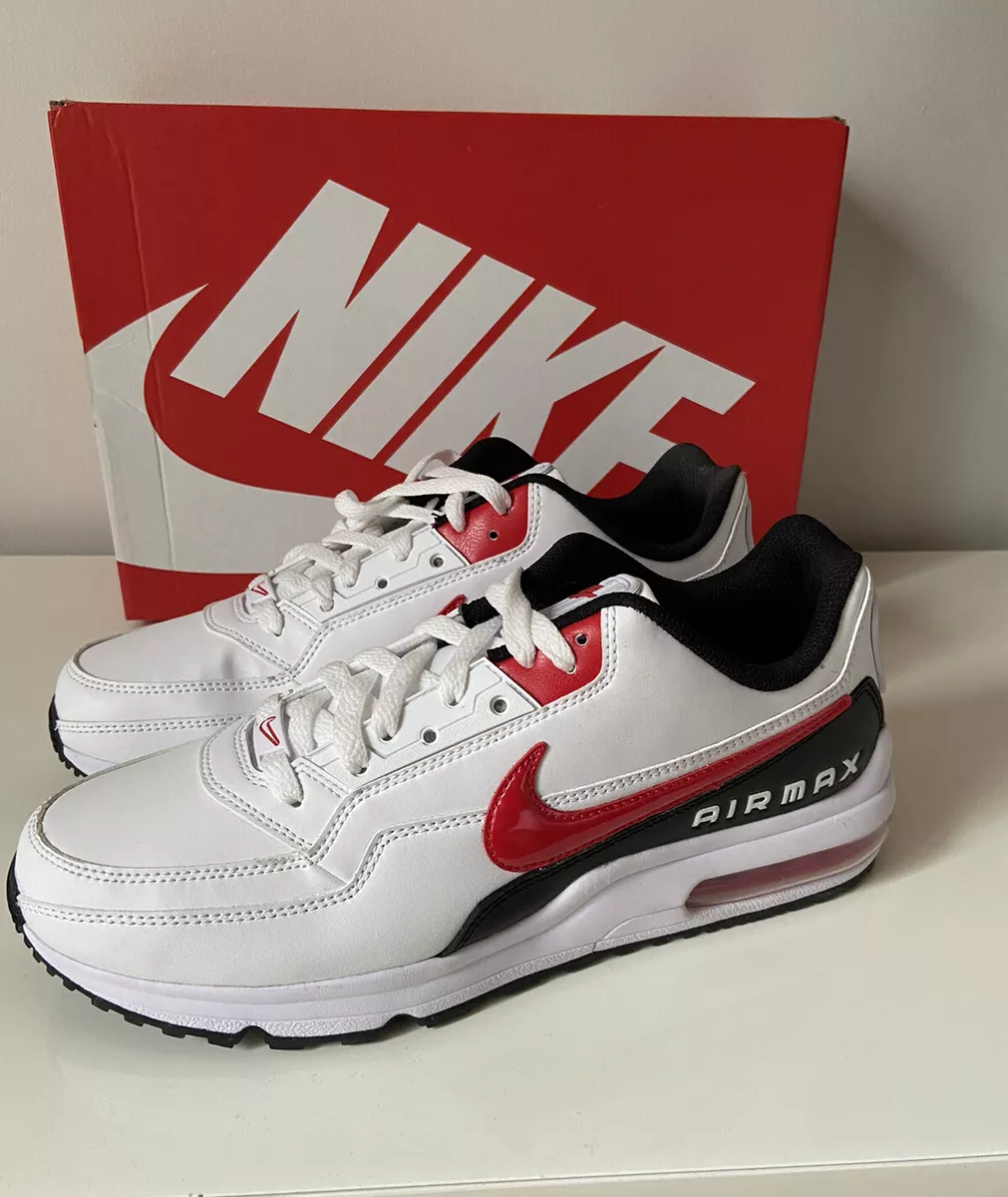 Nike Air Max 3 Sneakers in White, Red and Black