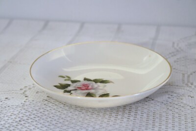 CROOKSVILLE DELMAR MARIE QUEEN ROSE USA Warr 24K Gold 5 3/8'' Berry Dessert Bowl