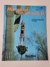 Vintage - Macram  Unlimited Vol II - 21 Projects - by Doreen Clement - 1977