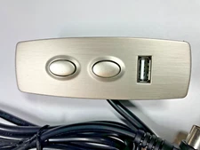 Lazboy Okin Lazy Recliner 2 Buttons Switch W/USB Port LZB 10.000281.0001 Lazyboy