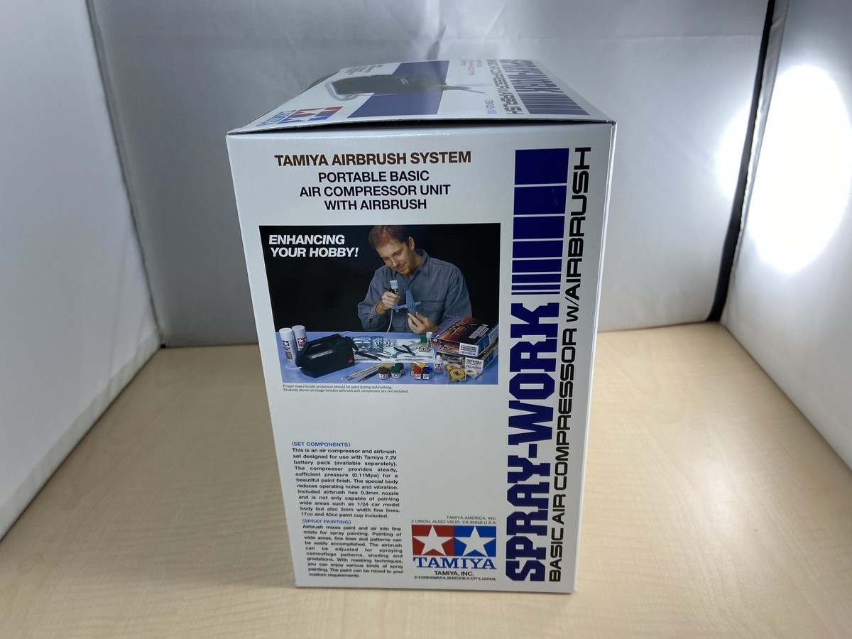 Tamiya Air Brush System No.20 Spray Work Basic Compressor