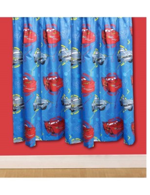 Cars Disney Pixar 2xFertig-Gardinen Vorhänge-Set je 138 lang x168cm McQueen NEU