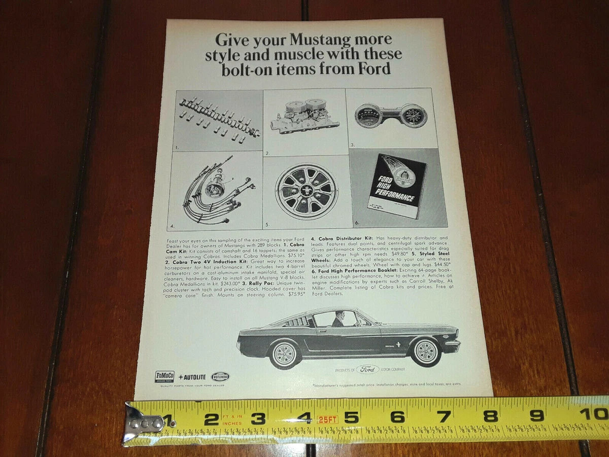 Mustang performance sale parts