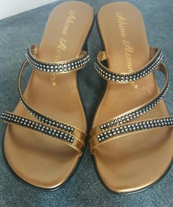 athena alexander sandals rhinestone