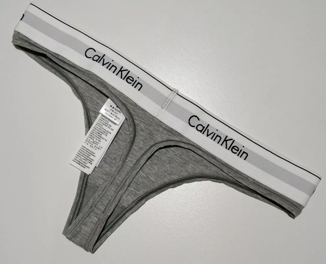 Calvin Klein PRIDE Thong - Grey Heather – Potters of Buxton