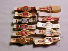 (12) Bundles Vintage Cigar Bands/Wraps/Labels ALL DIFFERENT #2
