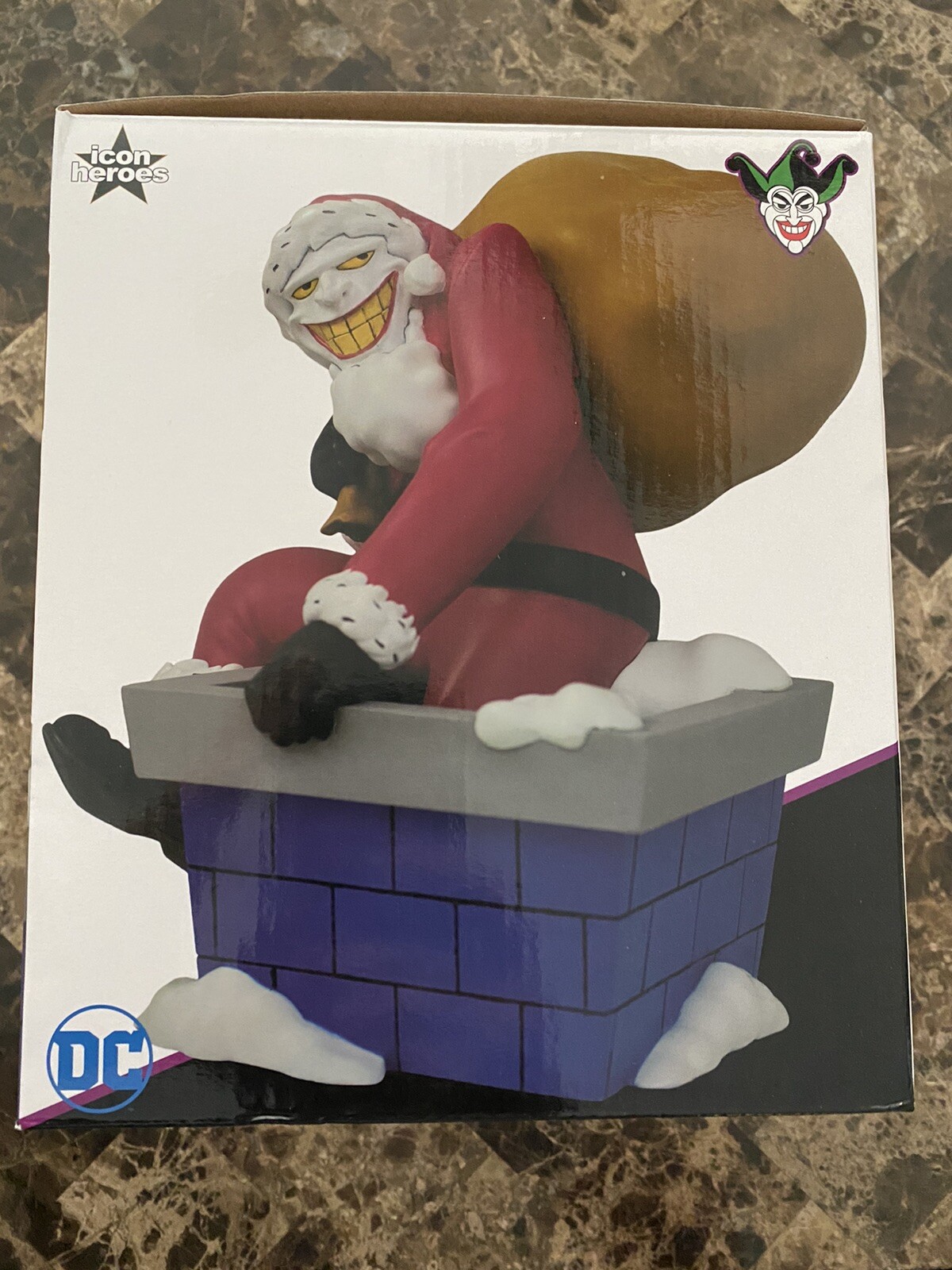 The Joker Santa Statue Batman The Animated Series DC Comics GameStop