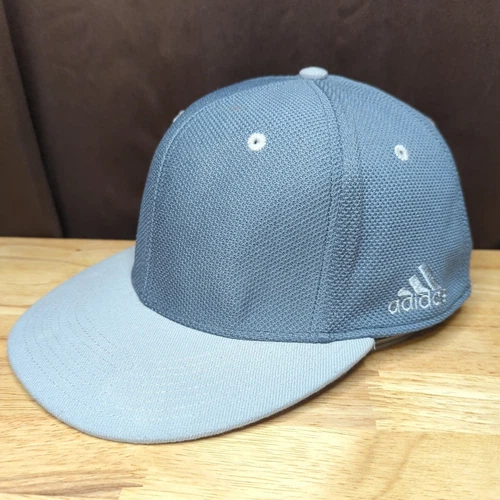 121224 Adidas Mesh Flat Flex Hat Gray L/XL
