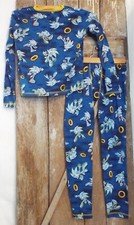 Sonic Boys Pajamas Good - Size Large - Long Sleeve and Pants - Pre owned