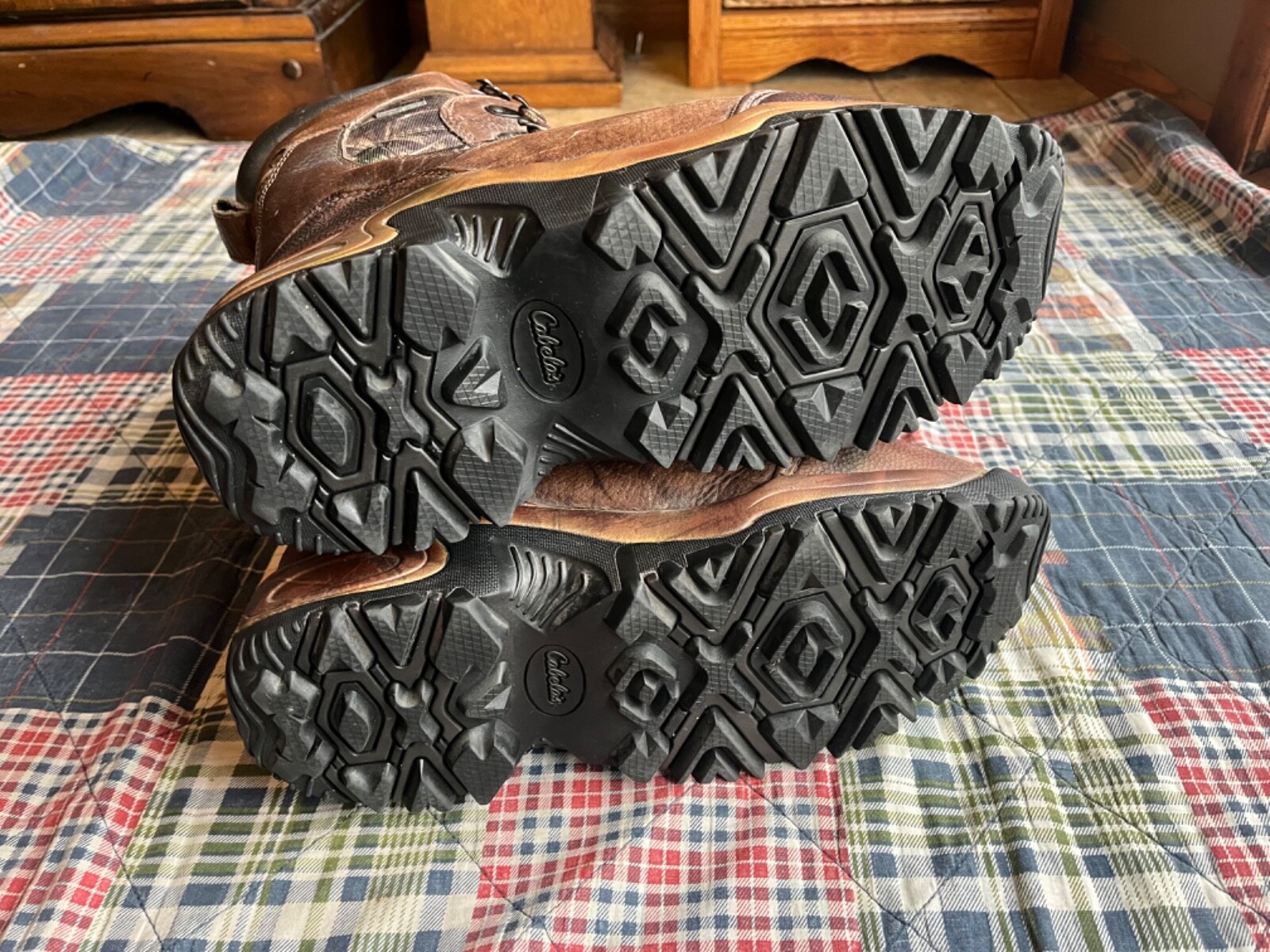 Cabela's Camo Inferno Insulated Waterproof Hunting Boots Men’s Sz 12 D