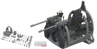 1/48 Eduard Brassin Print #648800 A6M3 Zero Cockpit For Eduard Kit